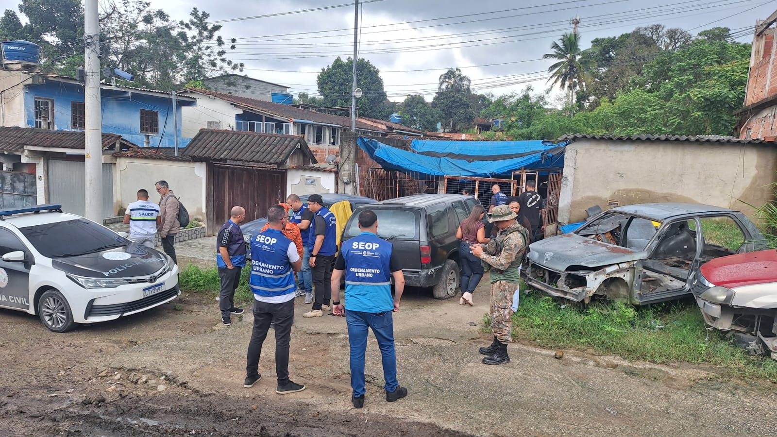 Polícia Civil desmancha ferro-velho irregular em São Gonçalo